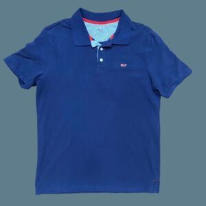 Vineyard Vines Regular Fit Whale Navy Blue Polo Shirt Men's Size Medium